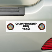 BBQ-Bumpersticker Bumpersticker (Op auto)