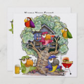 BBQ - Cocktails - Cookout - Feest - SRF Kaart (Voorkant / Achterkant)