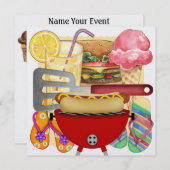 BBQ Cook Out Kaart (Voorkant / Achterkant)