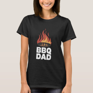 BBQ Dad Pun Rookvlees Design over het roken van vl T-shirt