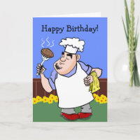 BBQ de Kaart van de Verjaardag