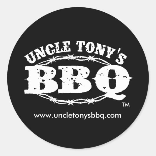 BBQ de l'oncle Tony, Stickers (Devant)