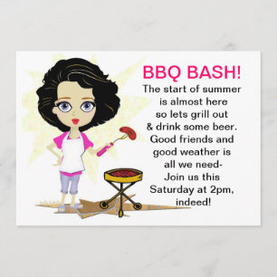 BBQ Diva Uitnodiging