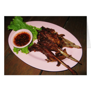 BBQ Duck Beaks ... Thai Asian Street Food Kaart
