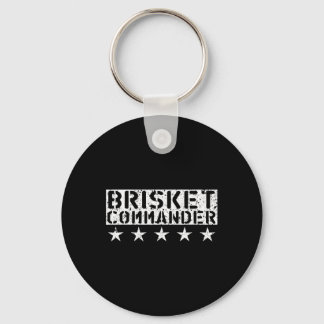 [bbq Dude] Brisket Commander Bbq Shirt  Sleutelhanger