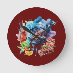 BBQ en grill Ronde Klok