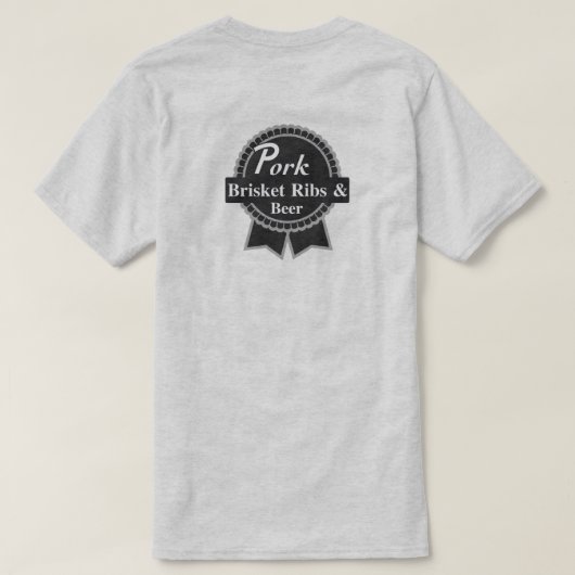 BBQ et TShirt de bière (Design dos)