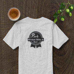 BBQ et TShirt de bière