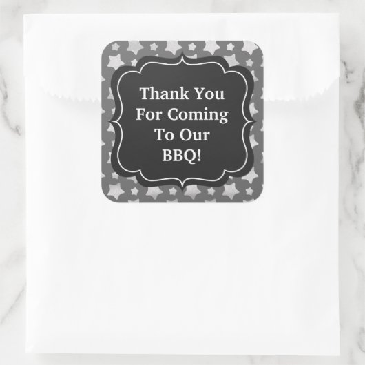 BBQ Faux Chaulk autocollant (Sac)