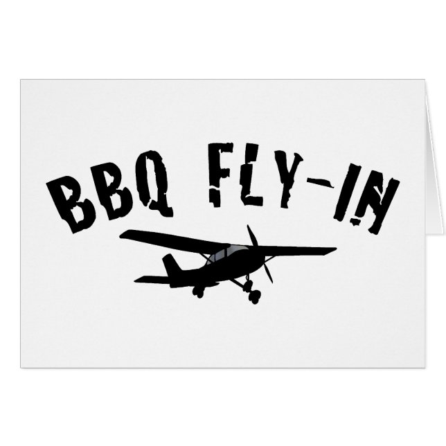 BBQ Fly-In Vliegtuig (Voorkant Horizontaal)