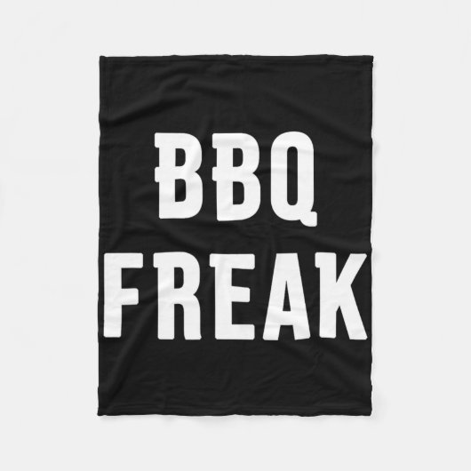 BBQ Freak 1 Fleece Deken (Voorkant)