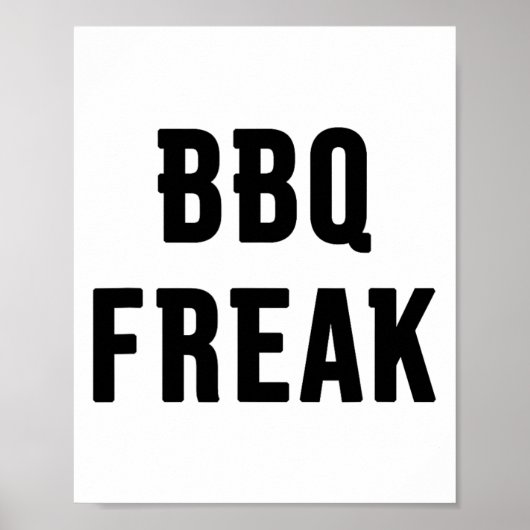 BBQ Freak Poster (Voorkant)