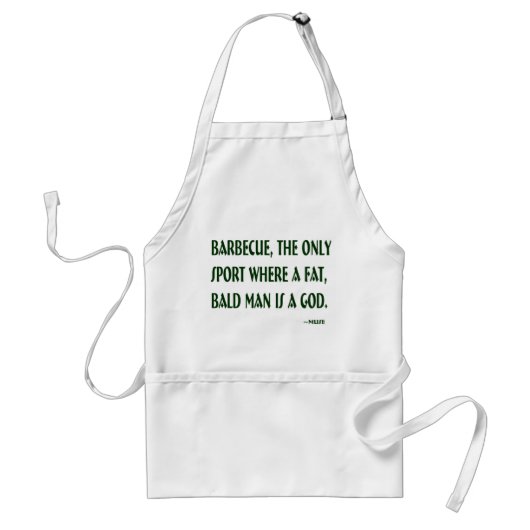 BBQ god Apron Standaard Schort (Voorkant)