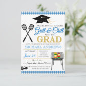 BBQ Graduation Invitation (Debout devant)
