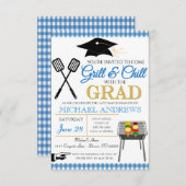 BBQ Graduation Invitation (Devant / Derrière)