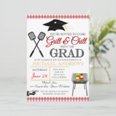 BBQ Graduation Invitation (Debout devant)