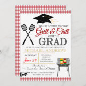 BBQ Graduation Invitation (Devant / Derrière)