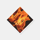 BBQ Grill Cookout Flames Servet (Hoek)