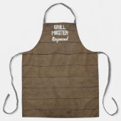 BBQ Grill Master Rustic Brown Wood Boards Mannen Schort (Voorkant)