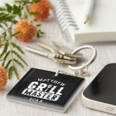 BBQ Grill Master Specialized Best Dad's Sleutelhanger (Voorkant Rechts)