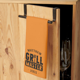 BBQ Grill Master Specialized Best Dad's Theedoek