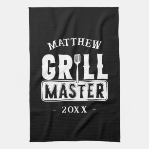 BBQ Grill Master Specialized Best Dad's Theedoek
