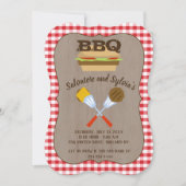 BBQ Hamburger Barbecue Summer Party Invitation (Devant)