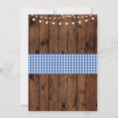 BBQ HouseWarming Chalk Board New Sweet Home Invite Kaart (Achterkant)