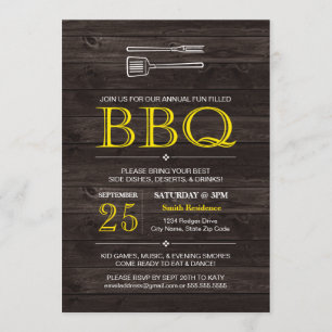 BBQ ! Invitation