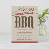 BBQ JARDIN| INVITATION À LA FÊTE (Debout devant)