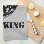 BBQ KING - Bull Elk Serviette de cuisine (Quart Plié)
