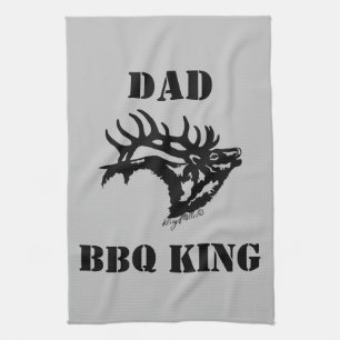 BBQ KING - Bull Elk Serviette de cuisine