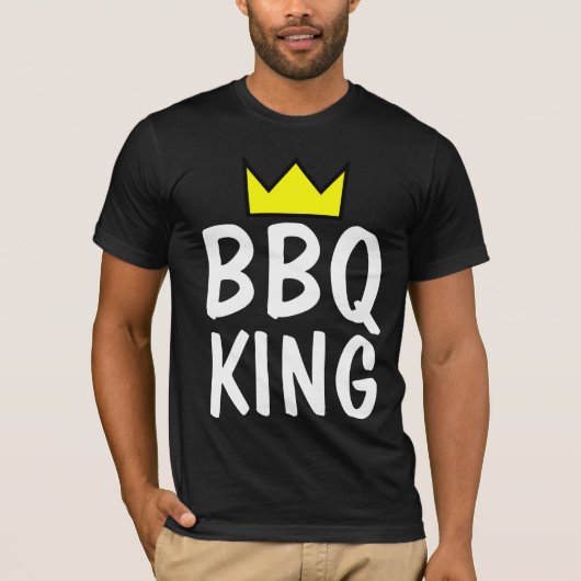 BBQ KING FÊTE DES PÈRES DAD T-SHIRTS (Devant)