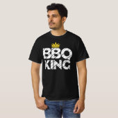 BBQ King for Dad BBQ Grill Dad Grilling Pitmaster T-shirt (Voorkant volledig)