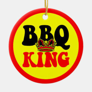 BBQ King Keramisch Ornament