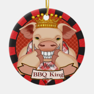 BBQ King Pig ornement