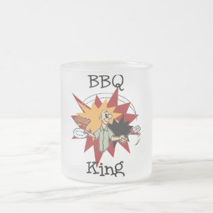 BBQ King T-shirts en cadeaus Matglas Koffiemok