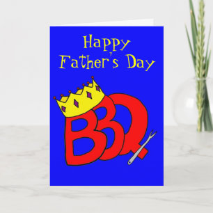 BBQ King Vaderdag Kaart