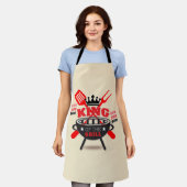 BBQ-King van de Grill Schort (Gedragen)