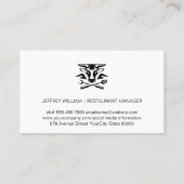 BBQ KOE LOGO | barbecueput Visitekaartje (Achterkant)