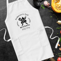 BBQ Koning Aangepast met Grillgerei Grafisch Ontwe
