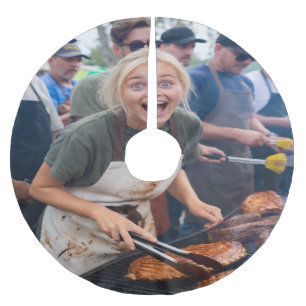 BBQ Kookwedstrijd Foto Aanpassen Kerstboom Rok