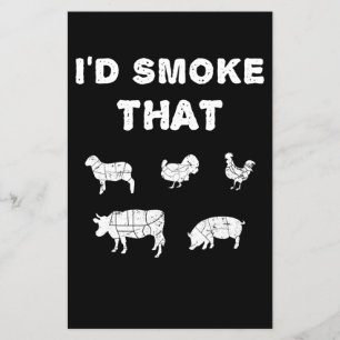 BBQ Liefhebbers   ID Smoke That Chef Smoker BBQ Ca Flyer