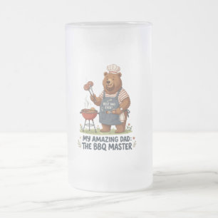 BBQ Master Beer Papa Ontwerp Matglas Bierpul