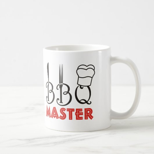 Bbq Master Fêtes des pères Mugs (Droite)