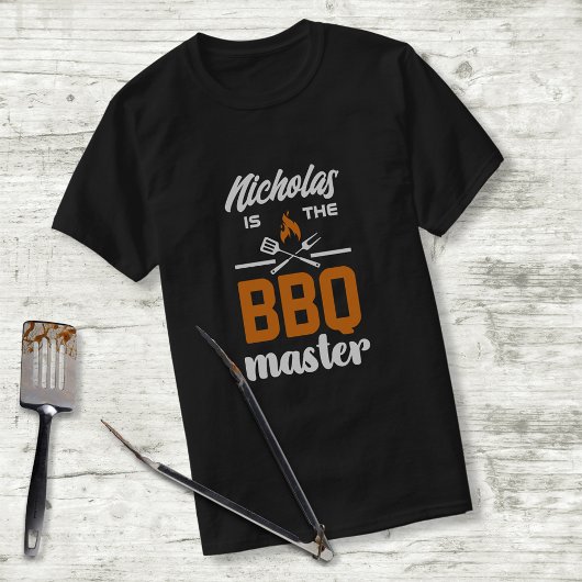 BBQ Master Grilling Tools — Typografie T-shirt