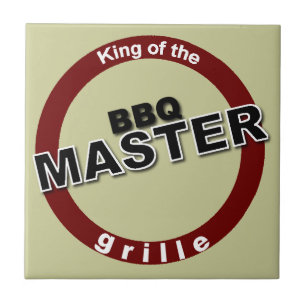 BBQ Master King of the Grille Tegeltje