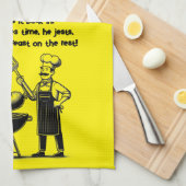 BBQ Master’s Humorous Poem Theedoek (Quarter Fold)