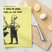 BBQ Master’s Humorous Poem  Theedoek (Quarter Fold)