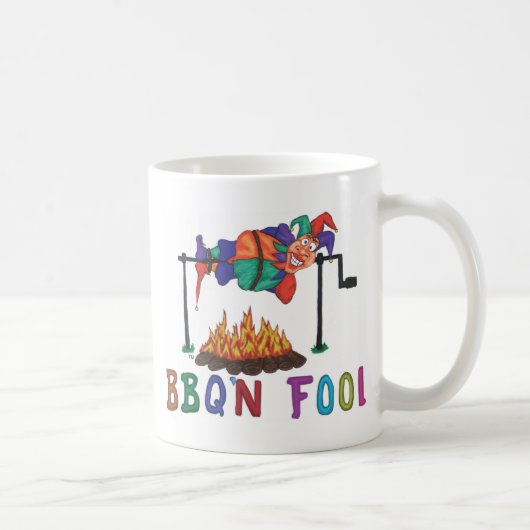 BBQ n Fool Coffee Cup Koffiemok (Rechts)